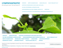 Tablet Screenshot of lymphfantastic.com